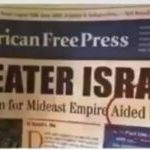PHOTO AmericanPress Front Page Newspaper With Title 1982 Plan For Mideast Empire Aided By ISIS