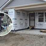 Home being built by high school students burglarized on Indy's west side