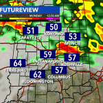 Storms arrive in central Indiana Sunday night into Monday